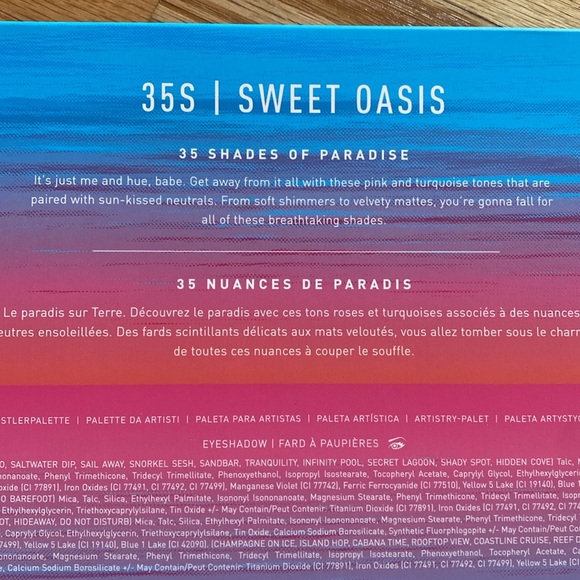 MORPHE 35S sweet Oasis artistry palette - Picture 8 of 8
